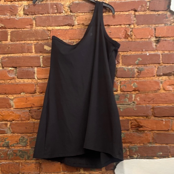 All in Motion Black One Shoulder Athletic Dress Built in Bra Size XL - Picture 4 of 5